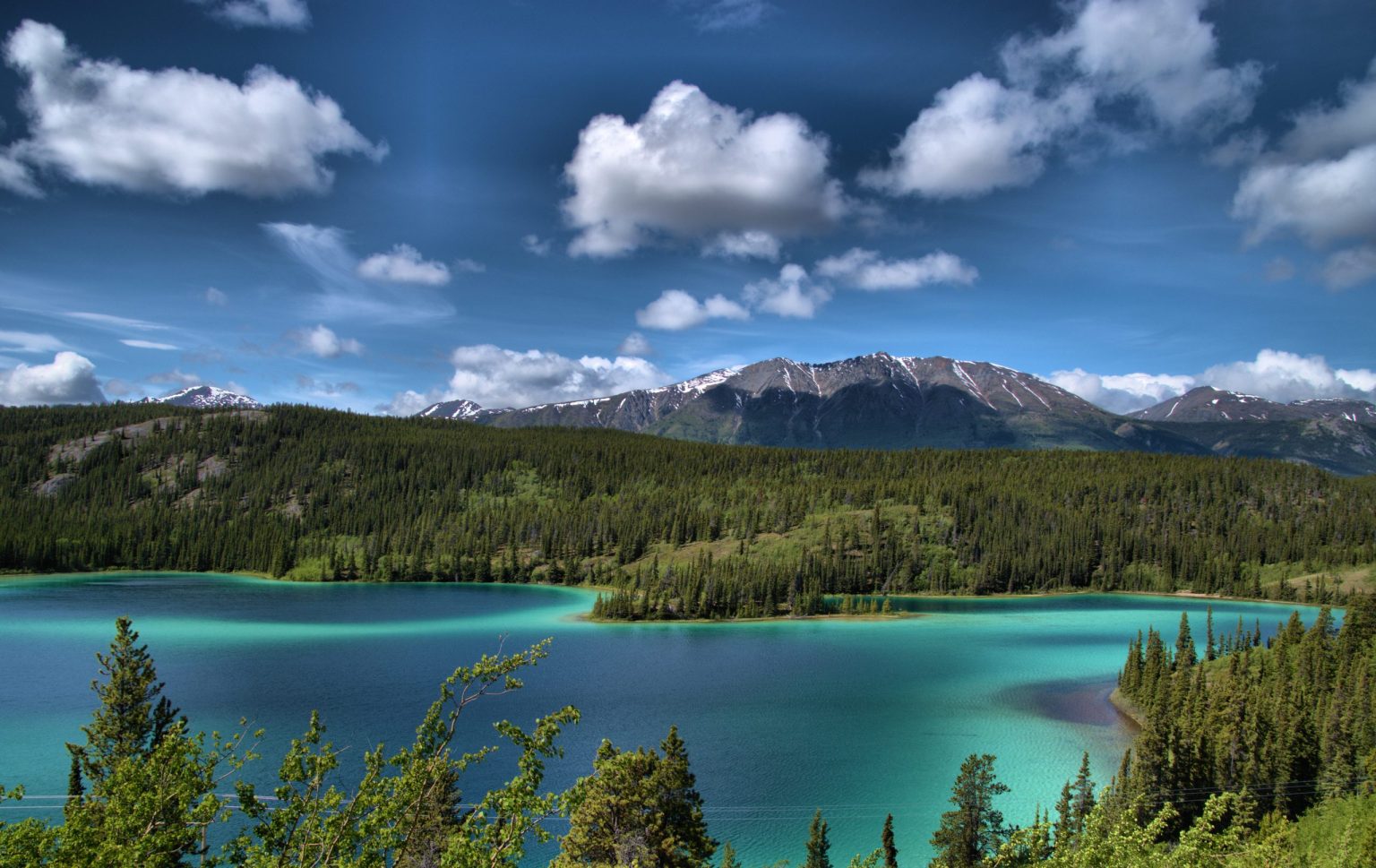Emerald Lake near Carcross, Yukon