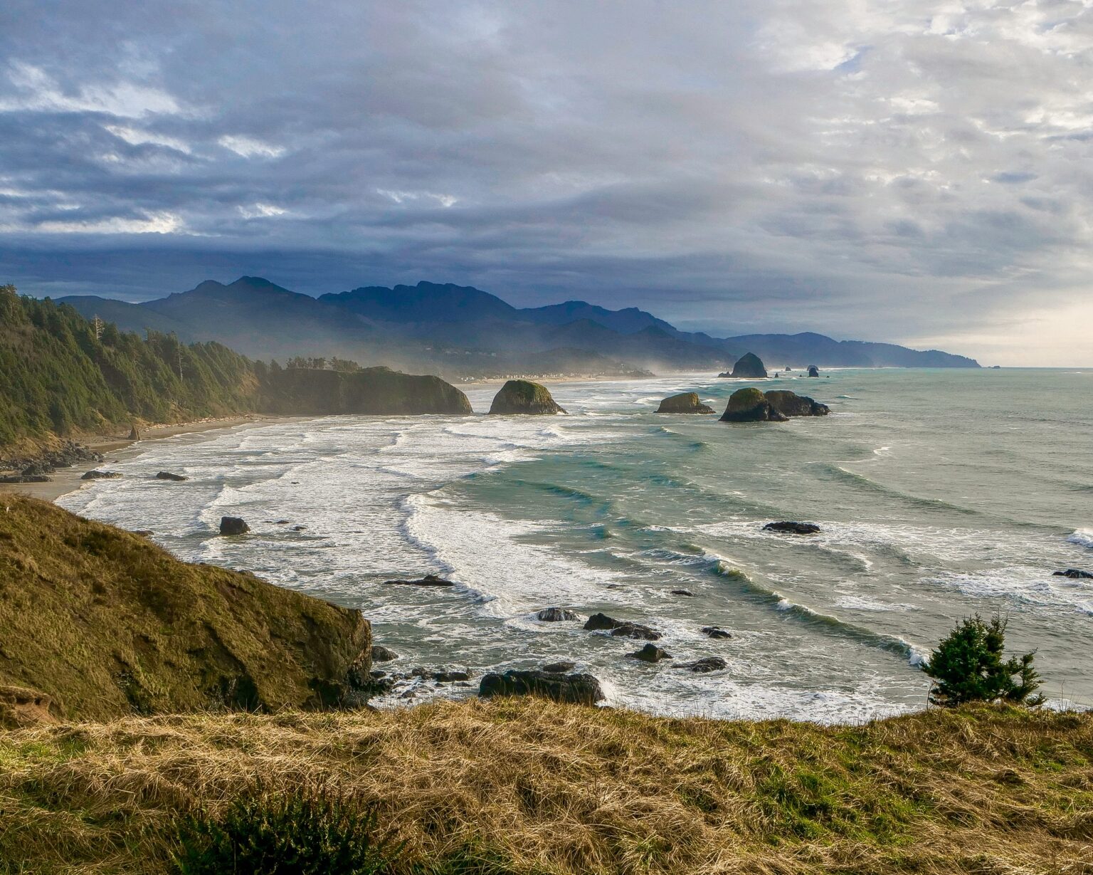 Ecola state park oregon coast headlands