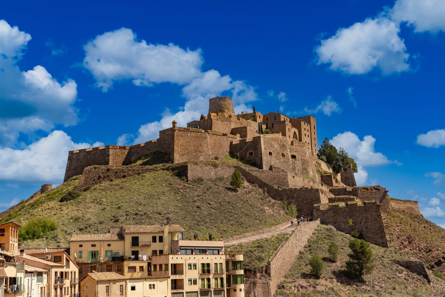 The hilltop castle of Cardona, Catalonia
