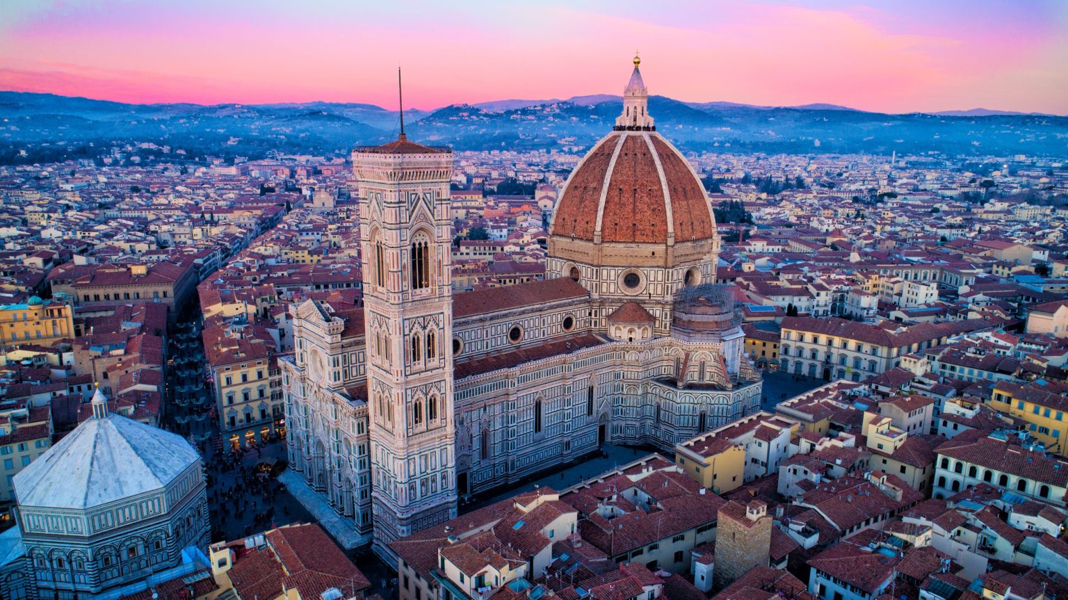 Brunelleschi's dome and Giotto's bell tower, Florence