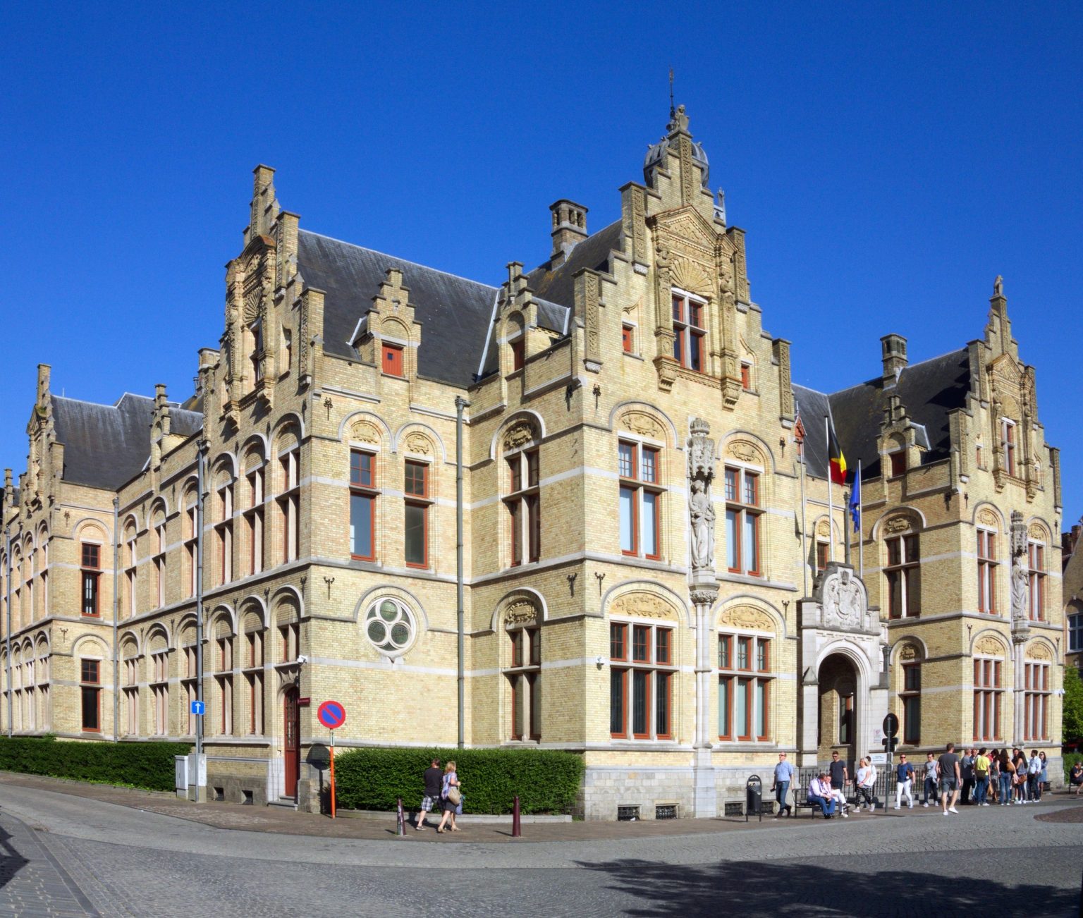 The Cloth Hall and town hall in Ypres