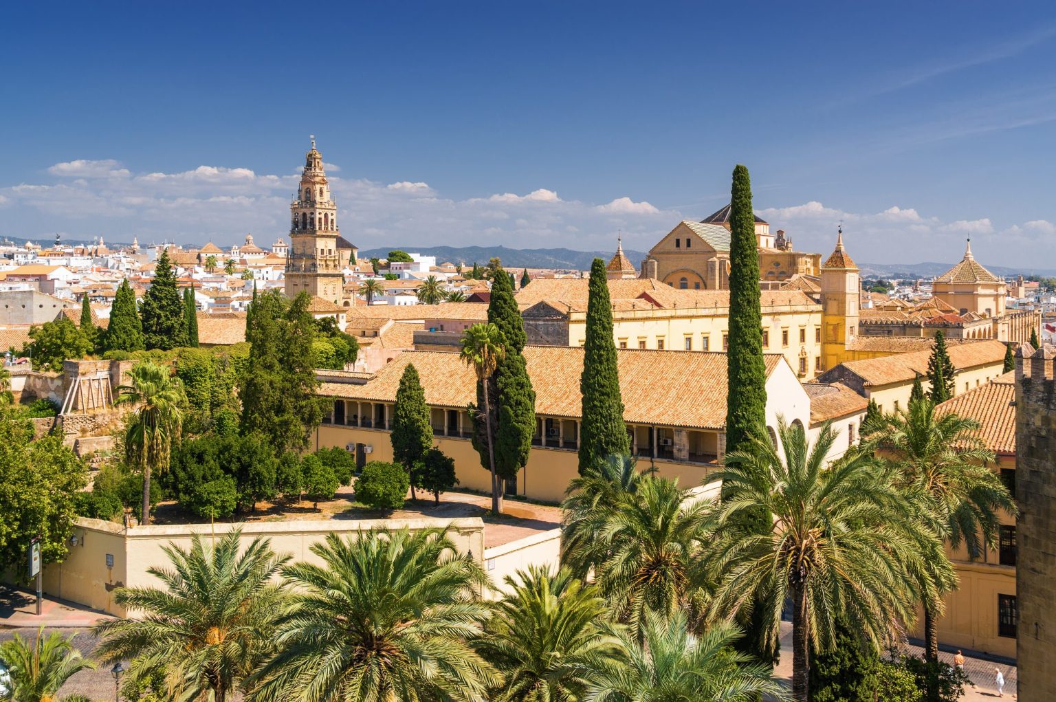 The Mezquita and old town of Cordoba, Andalucia
