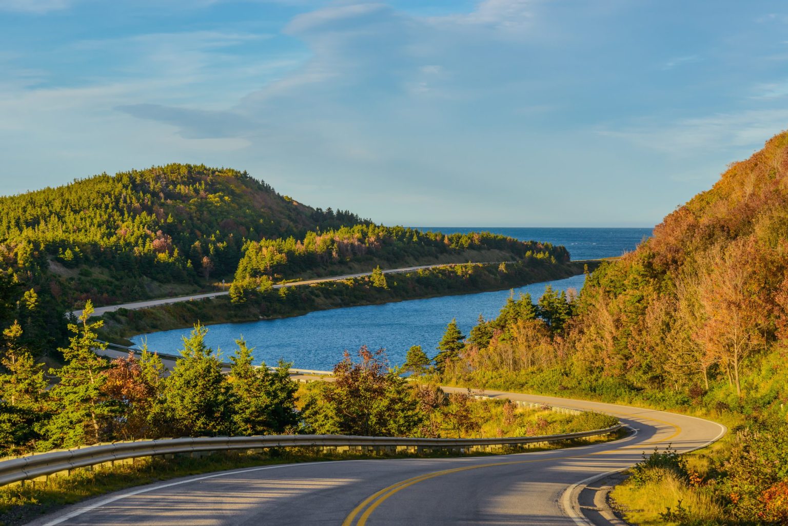 The Cabot Trail on Cape Breton Island