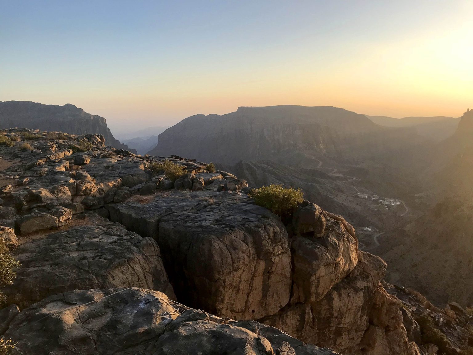 Sunset at Diana's Point, Jebel Akhdar