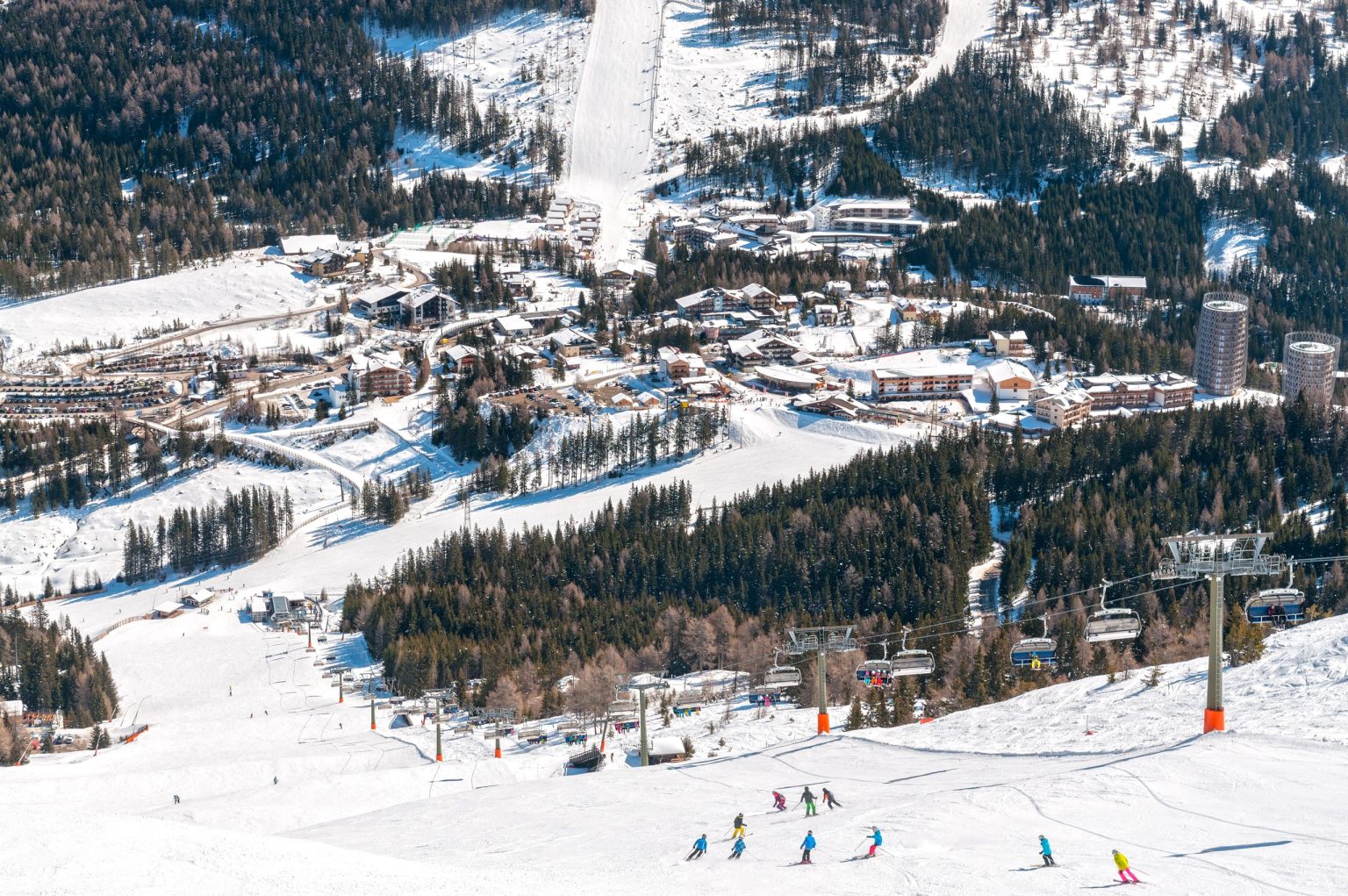 The ski slopes at Katschberg