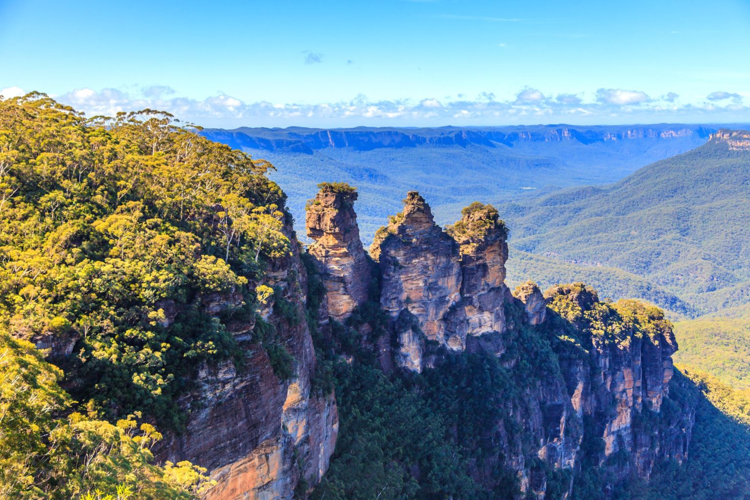 The Three Sisters above the Jamison Valley, Blue Mountains