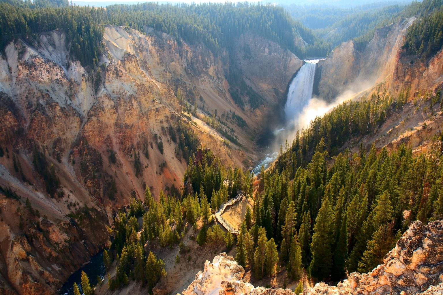 Lower Falls in the Grand Canyon of the Yellowstone