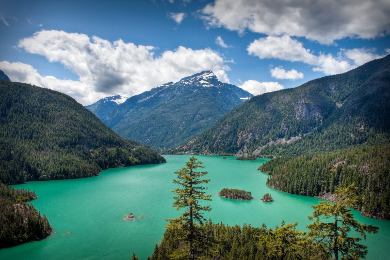 Diablo Lake in the North Cascades