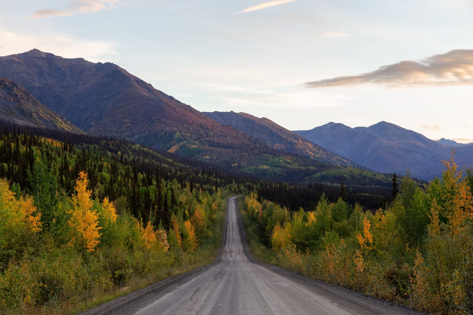The Dempster Highway towards Tombstone, Yukon